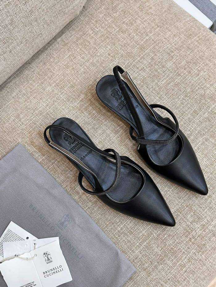 브루넬로 쿠치넬리 미들힐 굽3.5cm | 사이즈 36~41