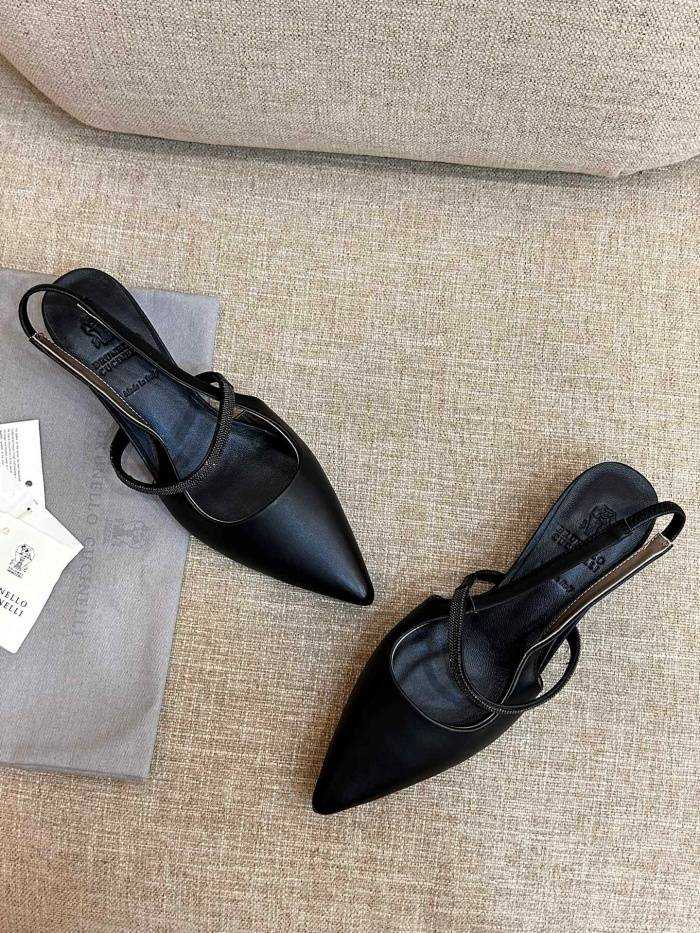 브루넬로 쿠치넬리 미들힐 굽3.5cm | 사이즈 36~41