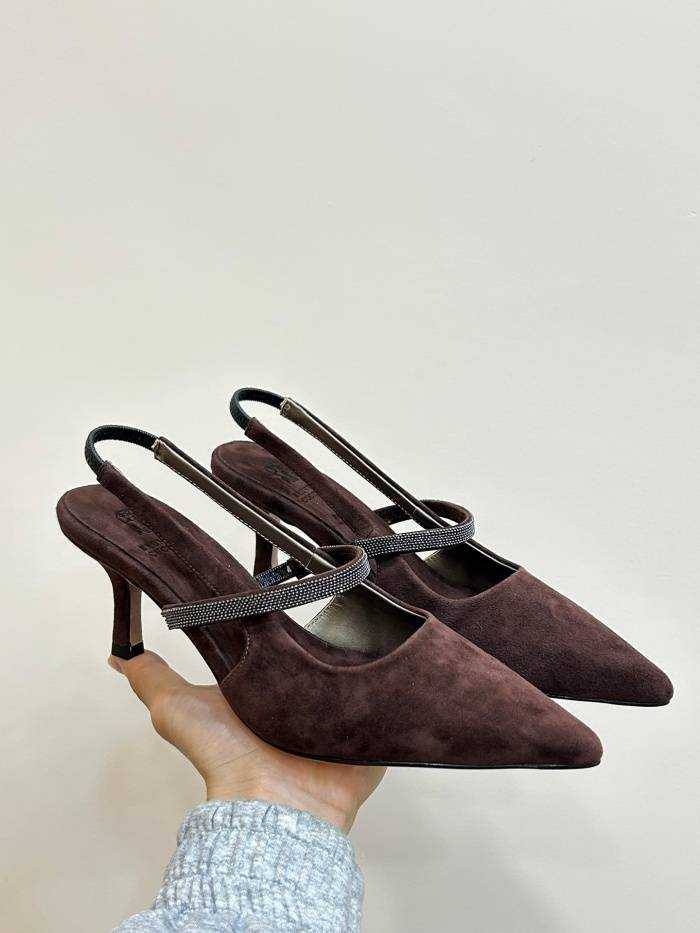 브루넬로 쿠치넬리 하이힐 굽6cm | 사이즈 36~41
