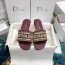 디올 디웨이 뮬 샌들 슬리퍼 (굽0.5cm) | 여성 35~42