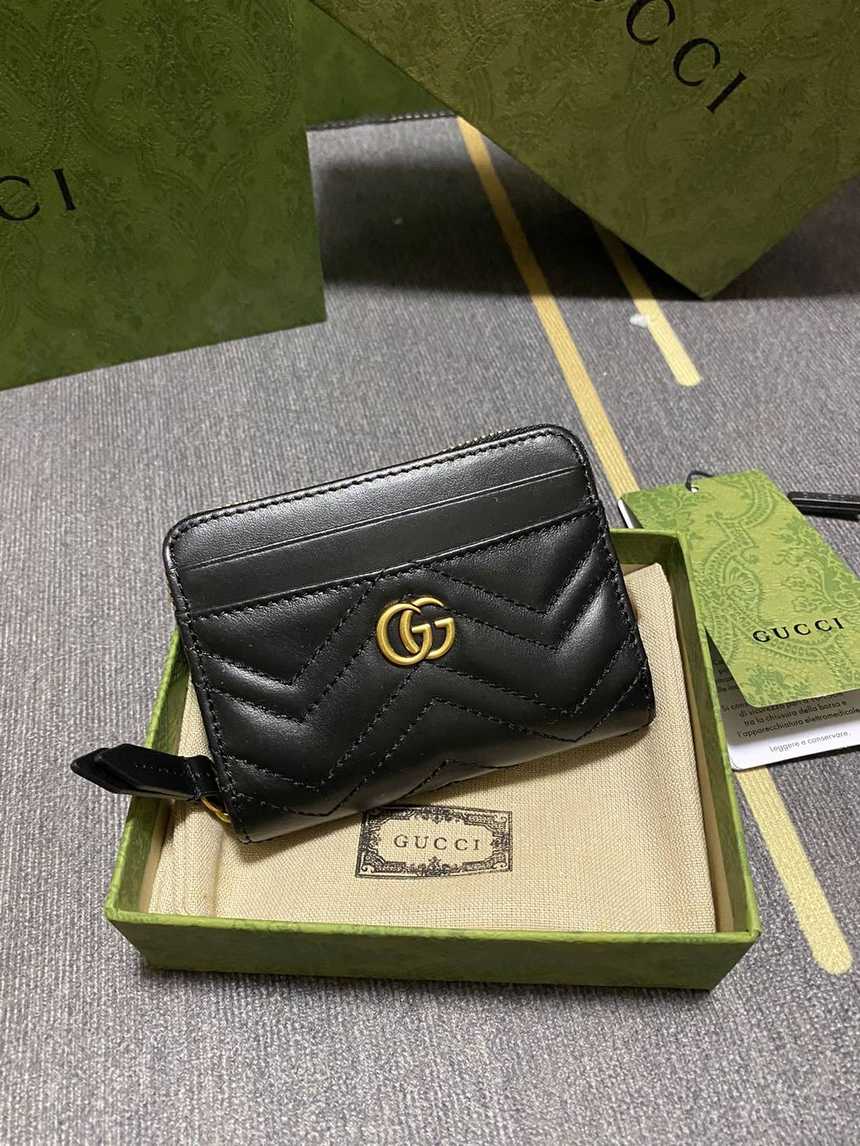 구찌 마몬트 마틀라세 지퍼 카드지갑 케이스 671772 | 11.5 x 9 x 2cm