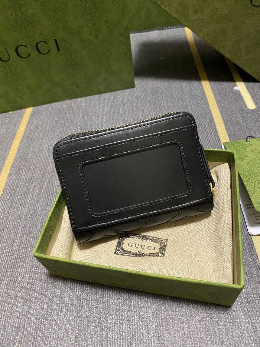 구찌 마몬트 마틀라세 지퍼 카드지갑 케이스 671772 | 11.5 x 9 x 2cm
