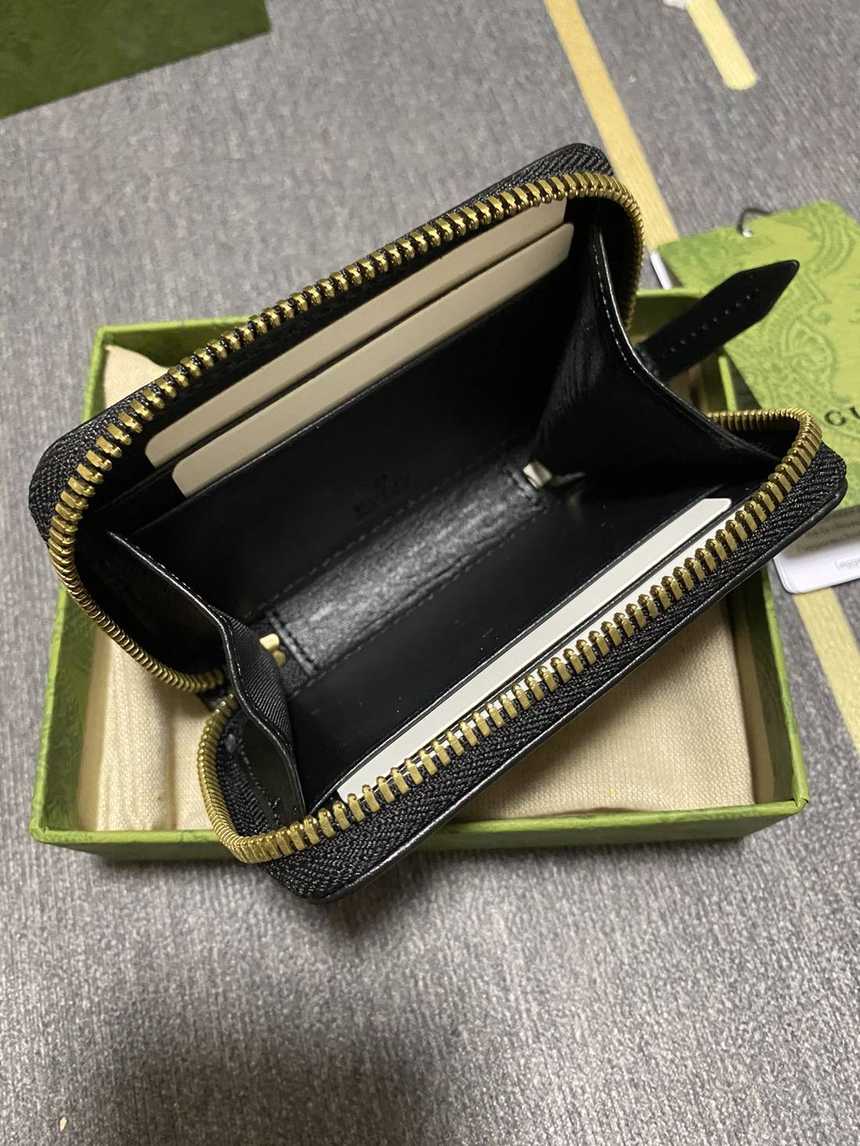 구찌 마몬트 마틀라세 지퍼 카드지갑 케이스 671772 | 11.5 x 9 x 2cm