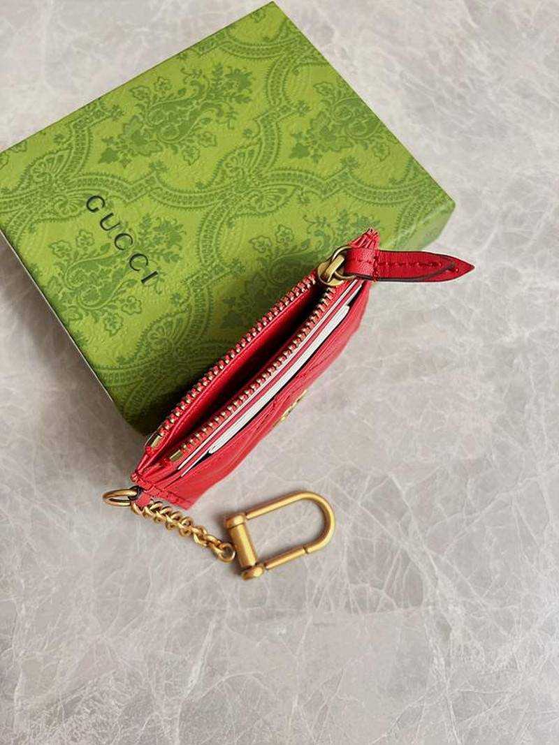 구찌 마몬트 GG 지퍼 키링 카드지갑 627064 | 12 x 7.5 x 1.5cm