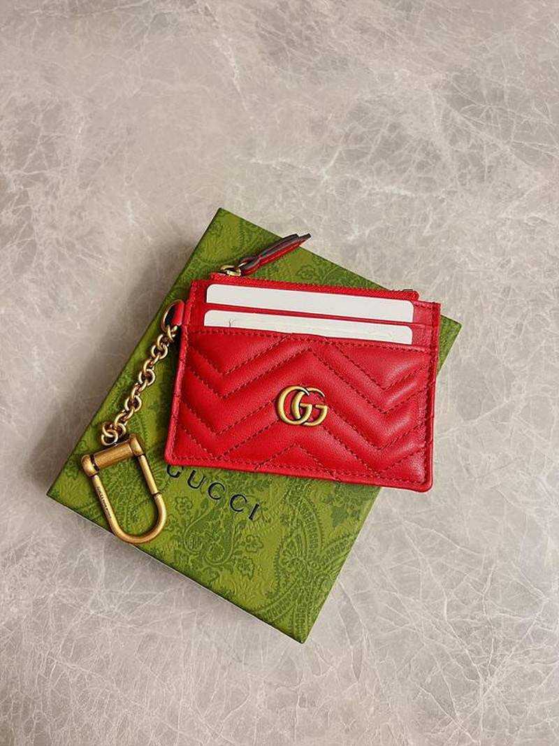 구찌 마몬트 GG 지퍼 키링 카드지갑 627064 | 12 x 7.5 x 1.5cm
