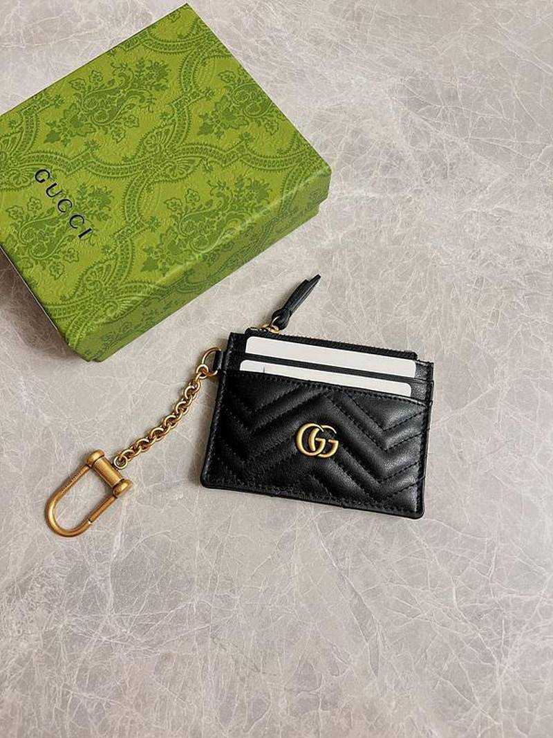 구찌 마몬트 GG 지퍼 키링 카드지갑 627064 | 12 x 7.5 x 1.5cm