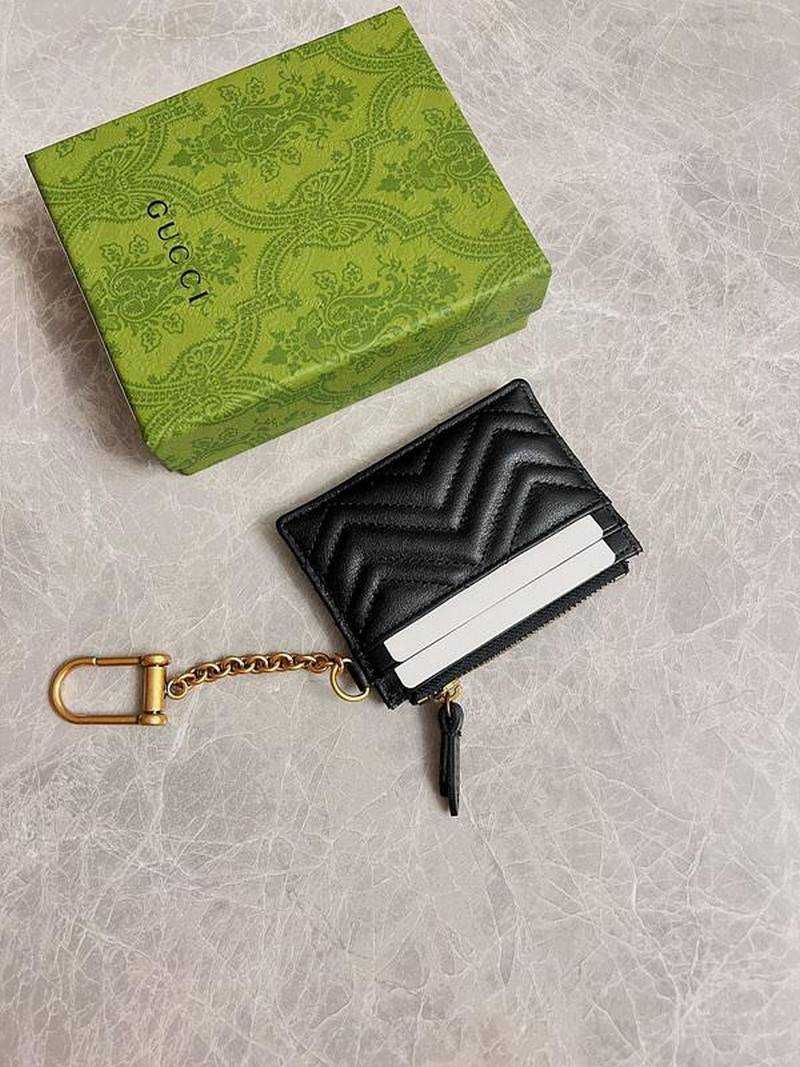 구찌 마몬트 GG 지퍼 키링 카드지갑 627064 | 12 x 7.5 x 1.5cm
