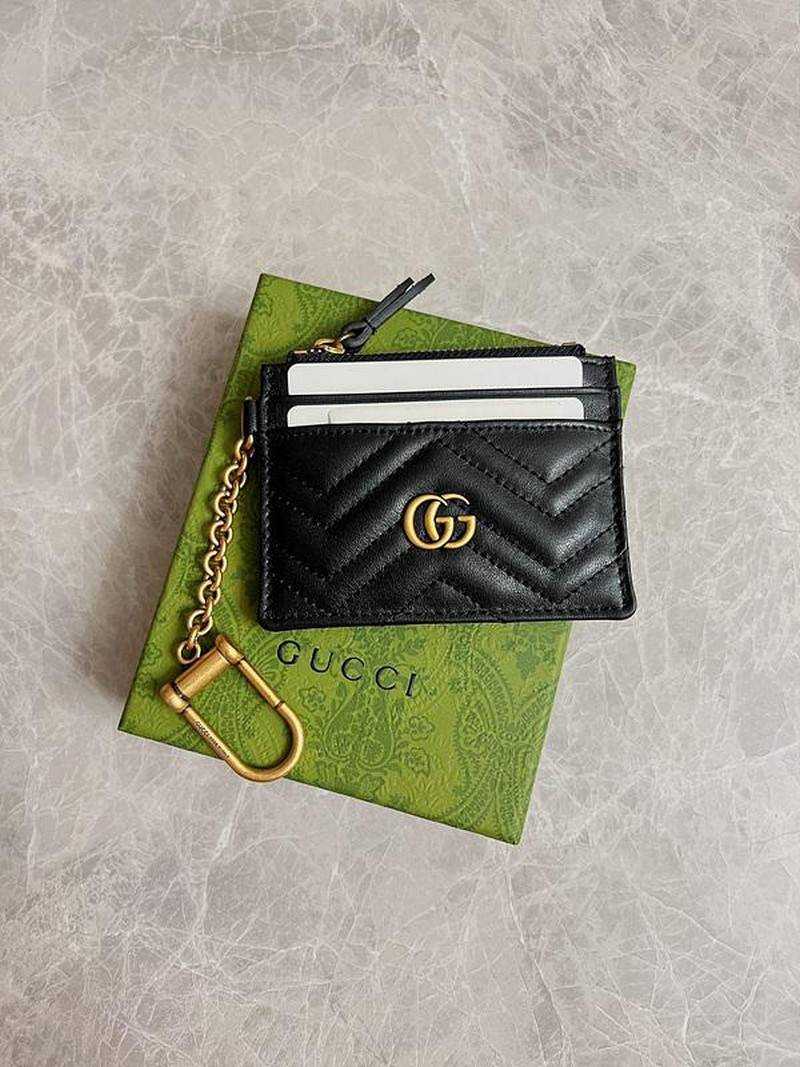 구찌 마몬트 GG 지퍼 키링 카드지갑 627064 | 12 x 7.5 x 1.5cm
