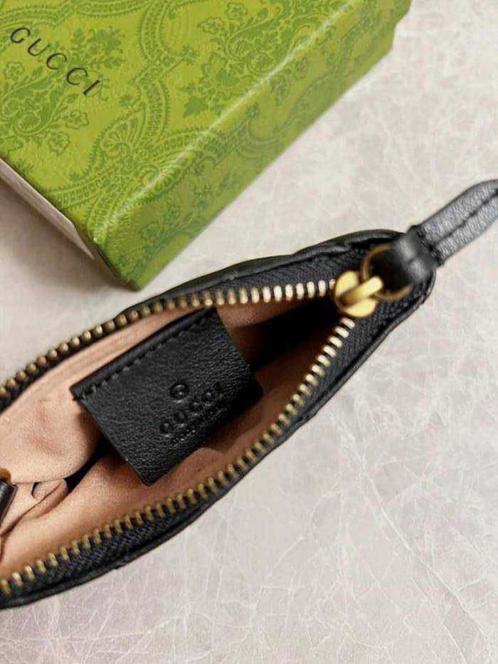 구찌 마몬트 GG 지퍼 키링 동전지갑 671773 | 12 x 7.5 x 1.5cm