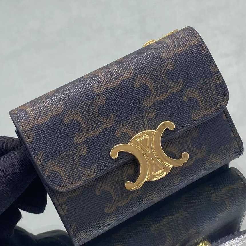 셀린느 트리오페 2 in 1 반지갑 | 10.2 x 8 x 4.3cm