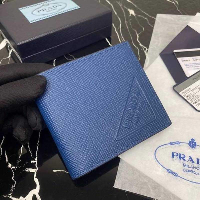 프라다 사피아노 반지갑 | 11.5 x 9.5 x 1.5cm