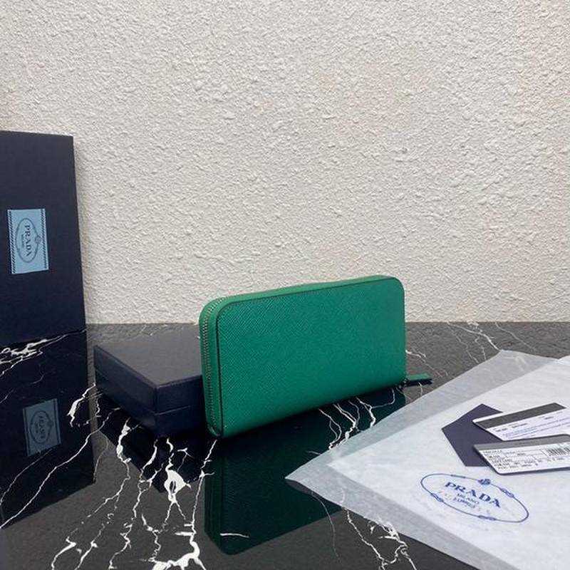 프라다 사피아노 지퍼 장지갑 | 20 x 10.5 x 2.5cm