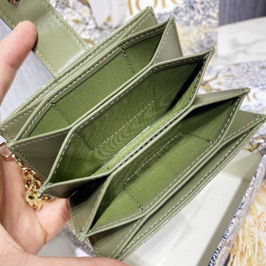 디올 까나쥬 페이던트 아코디언 카드지갑 | 10.5 x 6 x 3cm