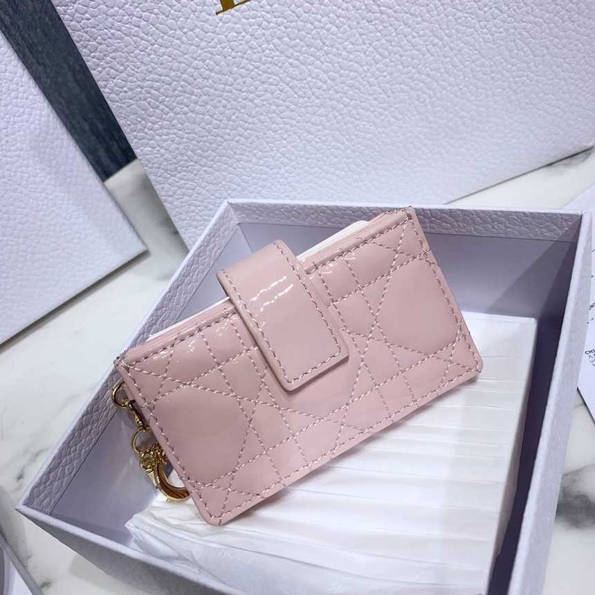 디올 까나쥬 페이던트 아코디언 카드지갑 | 10.5 x 6 x 3cm