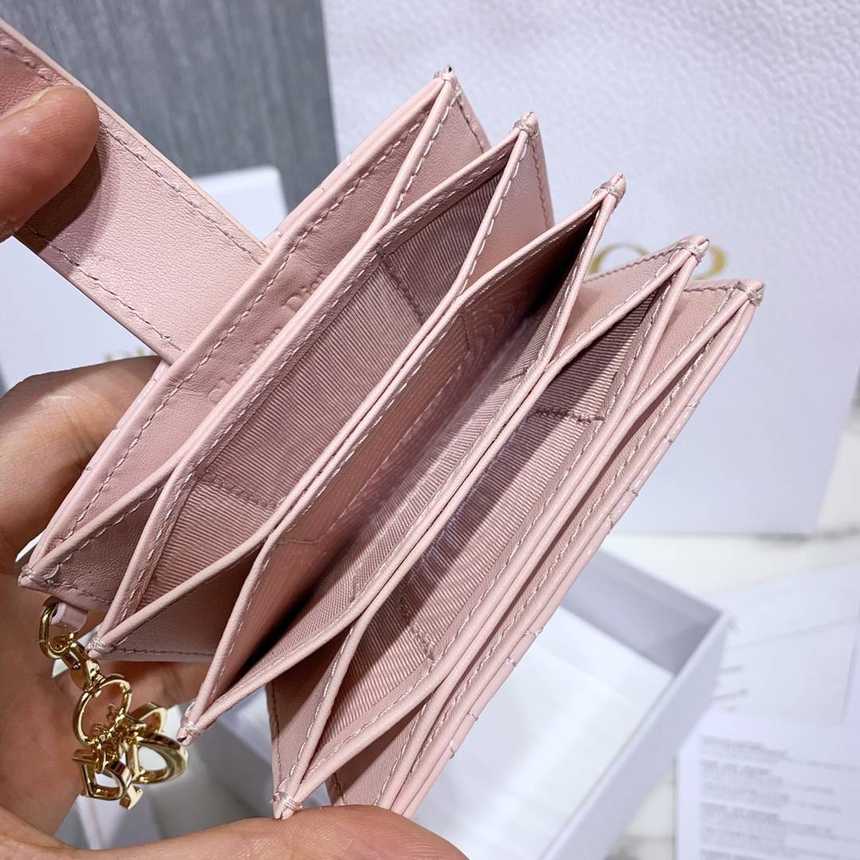 디올 까나쥬 페이던트 아코디언 카드지갑 | 10.5 x 6 x 3cm