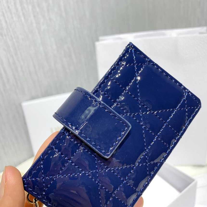 디올 까나쥬 페이던트 아코디언 카드지갑 | 10.5 x 6 x 3cm