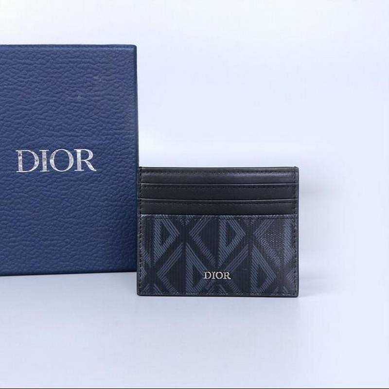 디올 CD 다이아몬드 패턴 카드홀더 | 10 * 8cm
