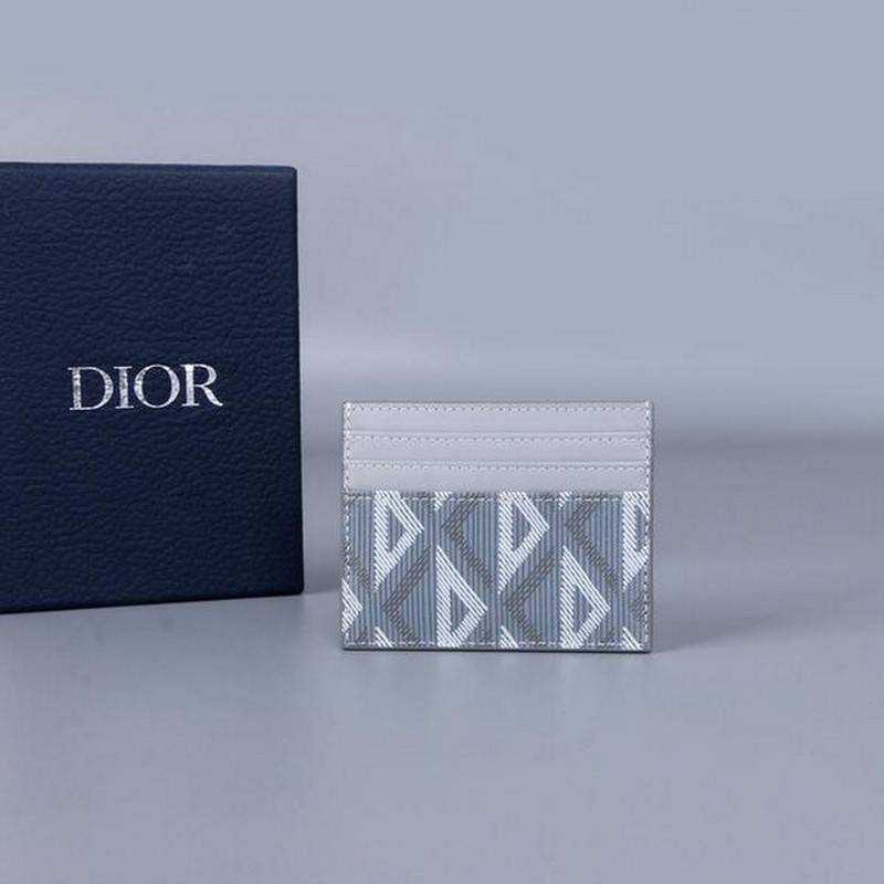 디올 CD 다이아몬드 패턴 카드홀더 | 10 * 8cm
