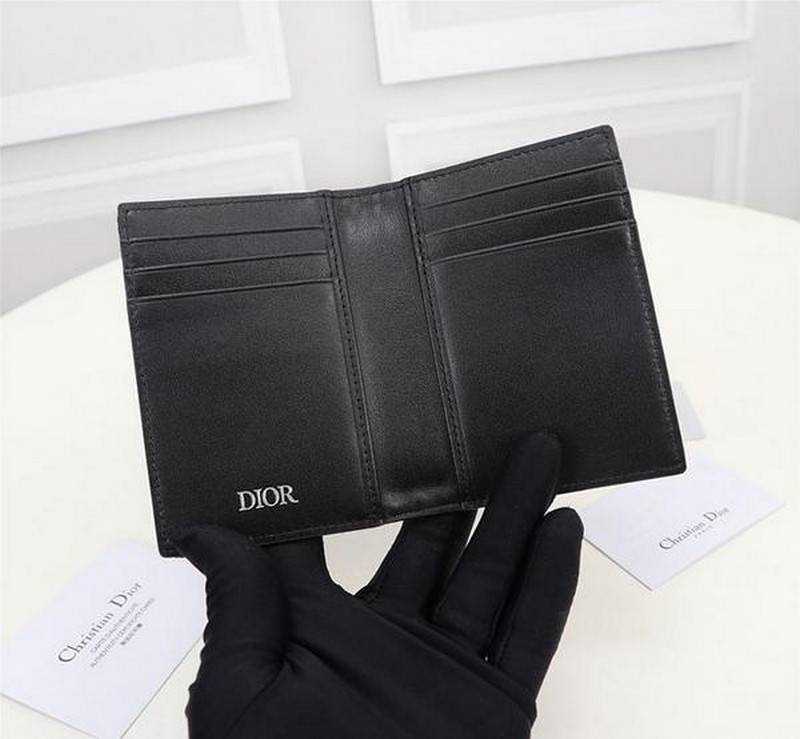 디올 CD 오블리크 자카드 패턴 카드홀더 | 11.2 x 8.2cm
