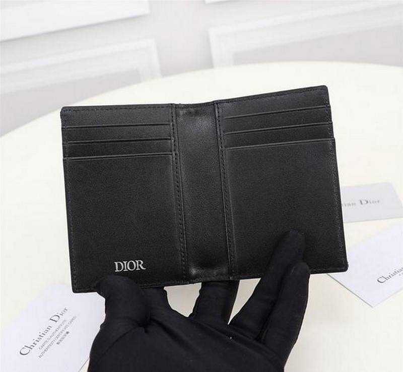 디올 CD 오블리크 자카드 패턴 카드홀더 | 11.2 x 8.2cm