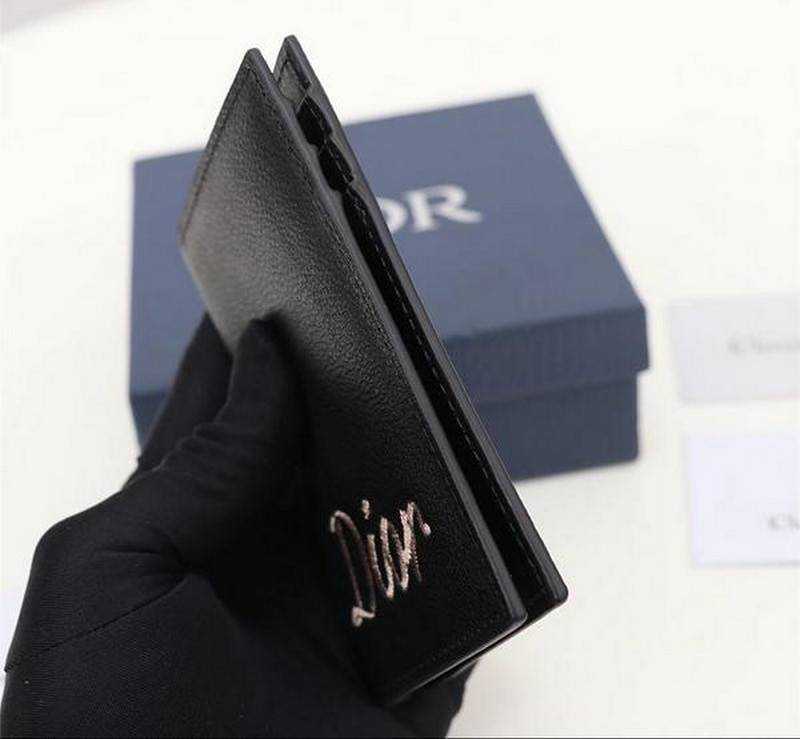 디올 CD 자수로고 카드홀더 | 11.2 x 8.2cm