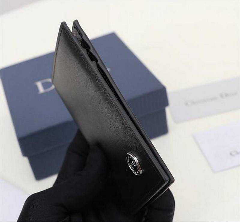 디올 CD 버튼 로고 카드홀더 | 11.2 x 8.2cm
