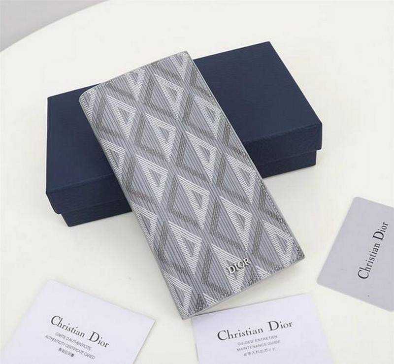 디올 CD 다이아몬드버티컬 장지갑 | 18.5 x 9.5cm