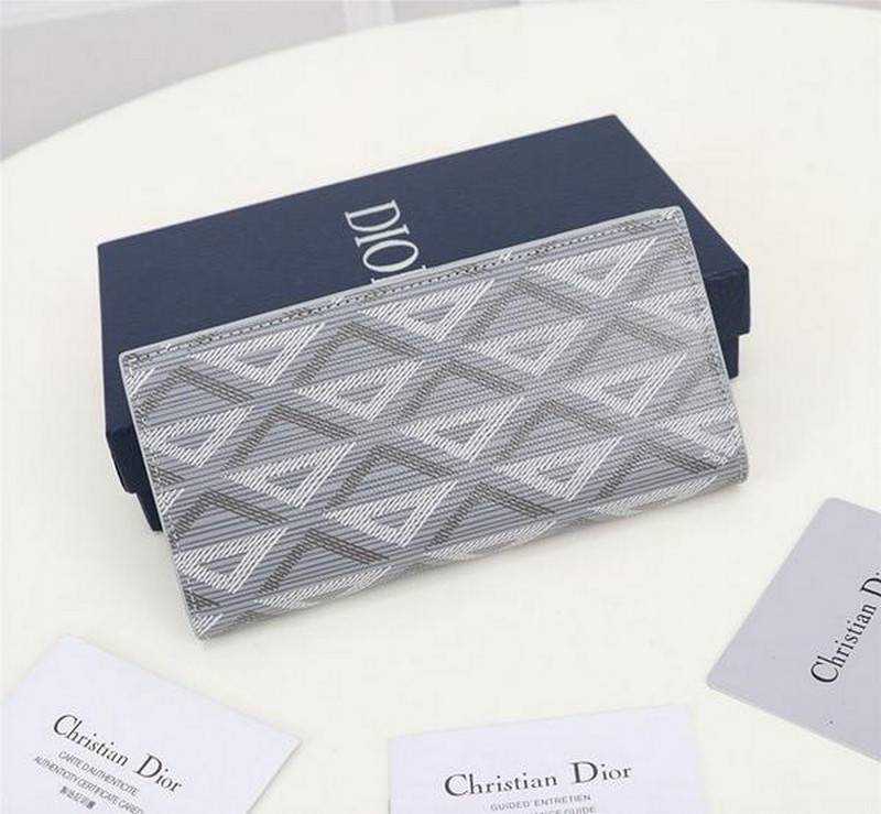디올 CD 다이아몬드버티컬 장지갑 | 18.5 x 9.5cm