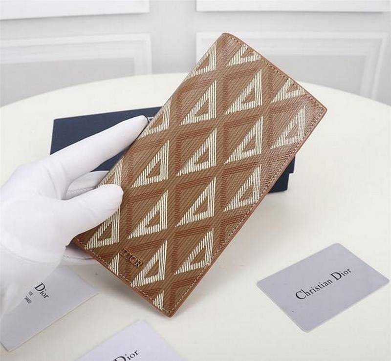 디올 CD 다이아몬드버티컬 장지갑 | 18.5 x 9.5cm
