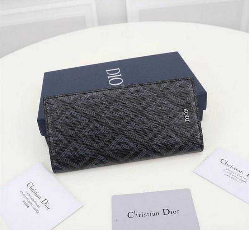 디올 CD 다이아몬드버티컬 장지갑 | 18.5 x 9.5cm
