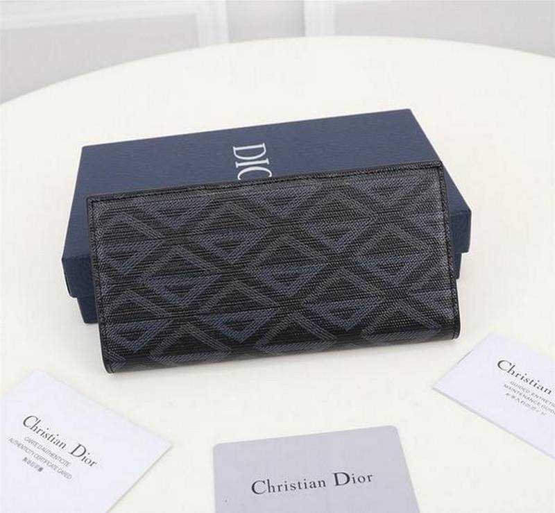 디올 CD 다이아몬드버티컬 장지갑 | 18.5 x 9.5cm