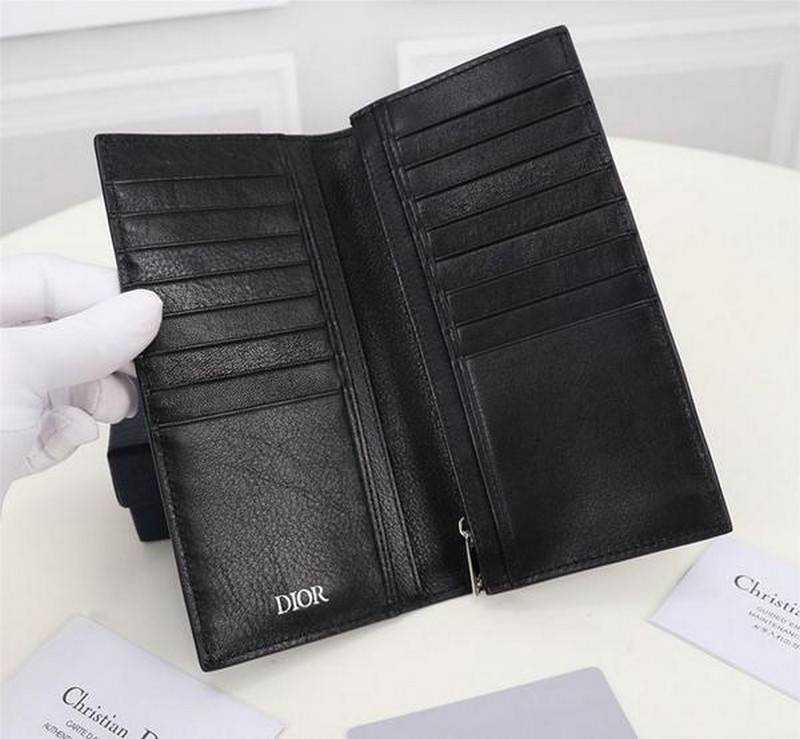 디올 CD 다이아몬드버티컬 장지갑 | 18.5 x 9.5cm