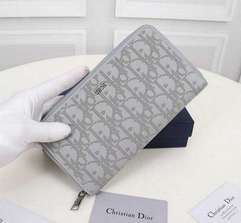 디올 CD 오블리크 갤럭시 지퍼 장지갑 | 19.8 x 11cm