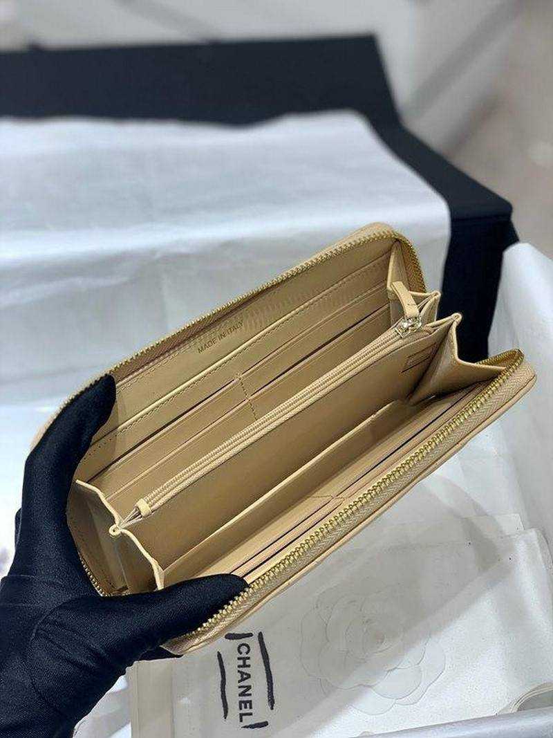 샤넬19 지퍼 어라운드 장지갑 | 19.5 x 10 x 2.5cm