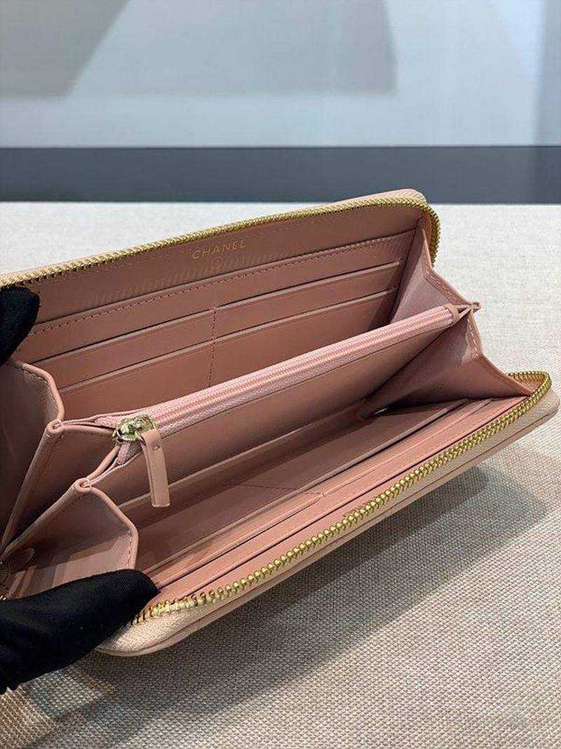 샤넬19 지퍼 어라운드 장지갑 | 19.5 x 10 x 2.5cm