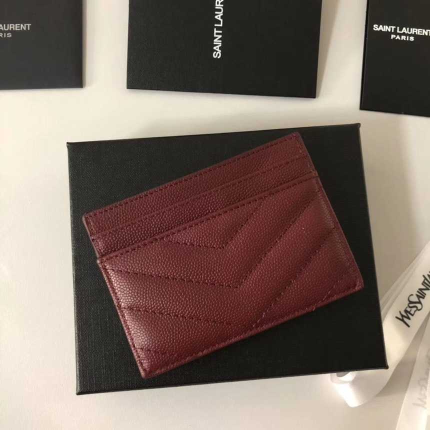 입생로랑 모노그램 퀼팅 카드홀더 423291 | 10 x 7.5 x 0.5cm