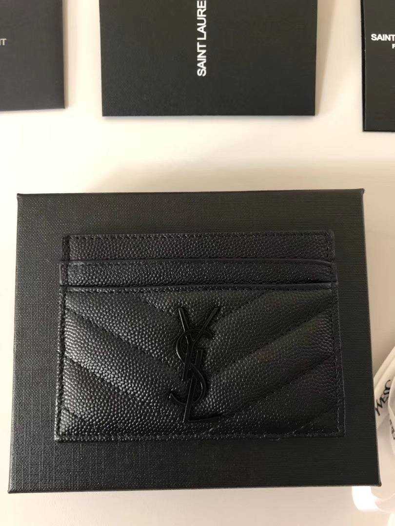 입생로랑 모노그램 퀼팅 카드홀더 423291 | 10 x 7.5 x 0.5cm