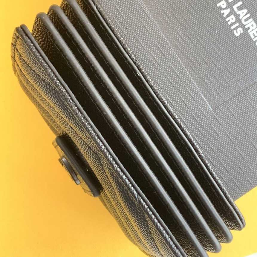 입생로랑 마틀라세 아코디언 카드지갑 607907 | 10 x 8 x 3cm