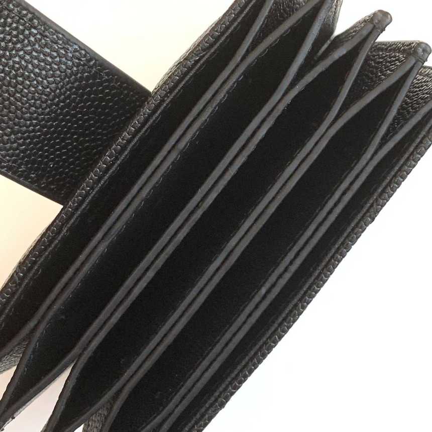 입생로랑 마틀라세 아코디언 카드지갑 607907 | 10 x 8 x 3cm