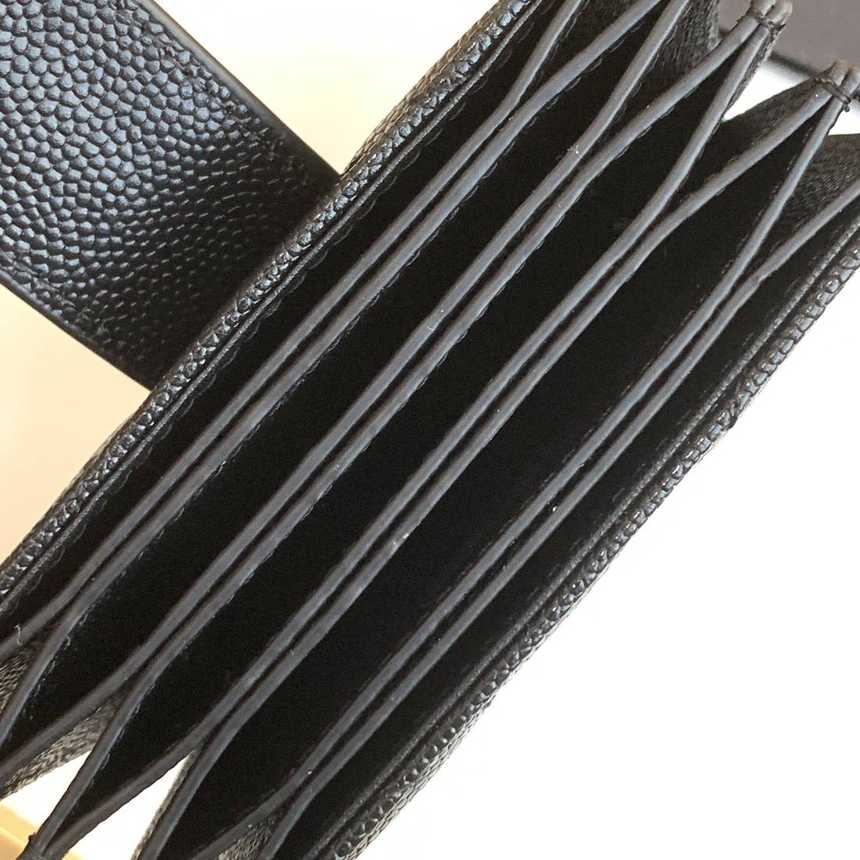 입생로랑 마틀라세 아코디언 카드지갑 607907 | 10 x 8 x 3cm