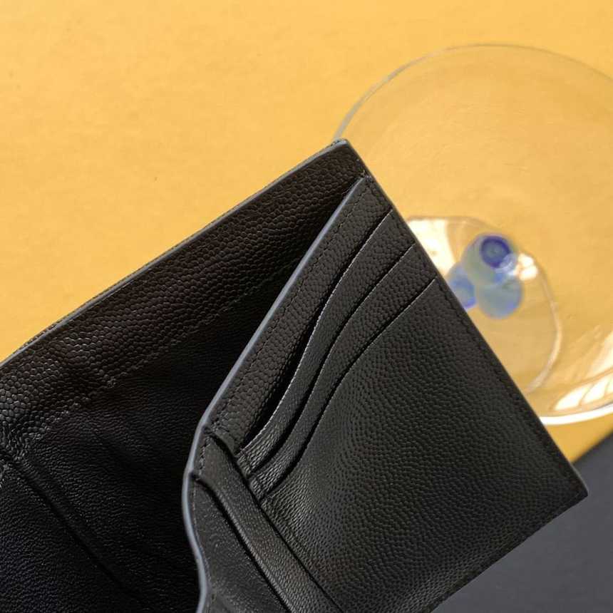 입생로랑 모노그램 쉐브론 3단 반지갑 403943 | 12 x 10 x 2.5cm