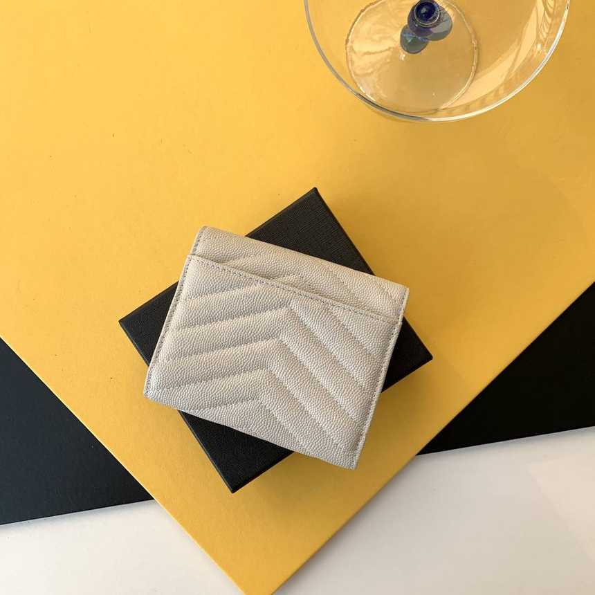 입생로랑 모노그램 쉐브론 3단 반지갑 403943 | 12 x 10 x 2.5cm