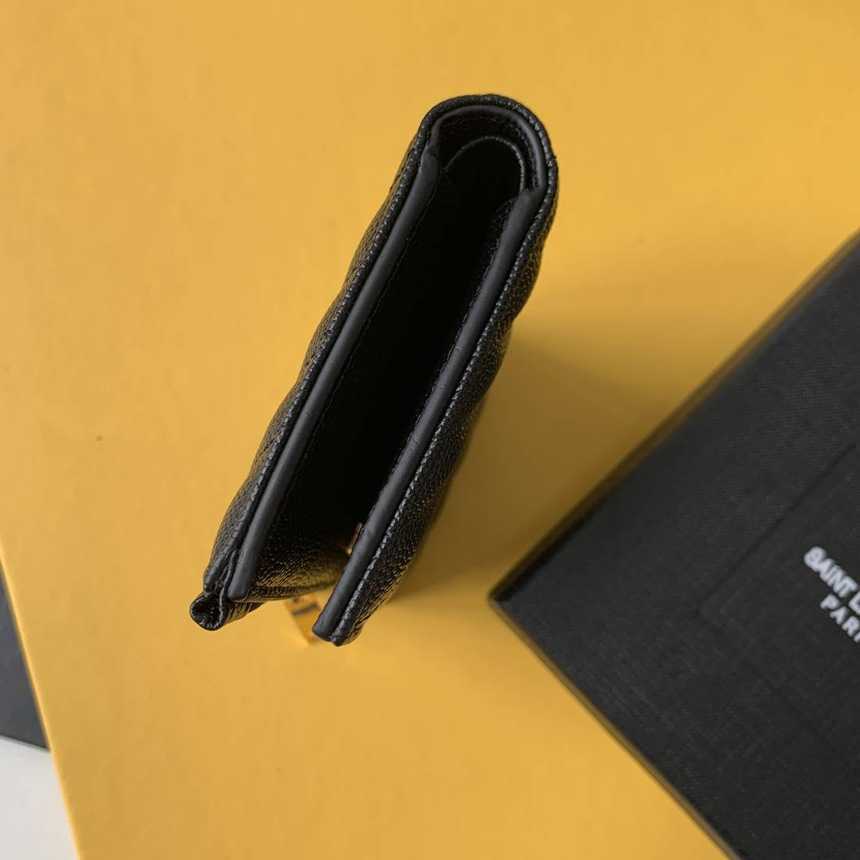 입생로랑 모노그램 퀼팅 지퍼 투파트 반지갑 575974 | 13 x 9 x 1.5cm