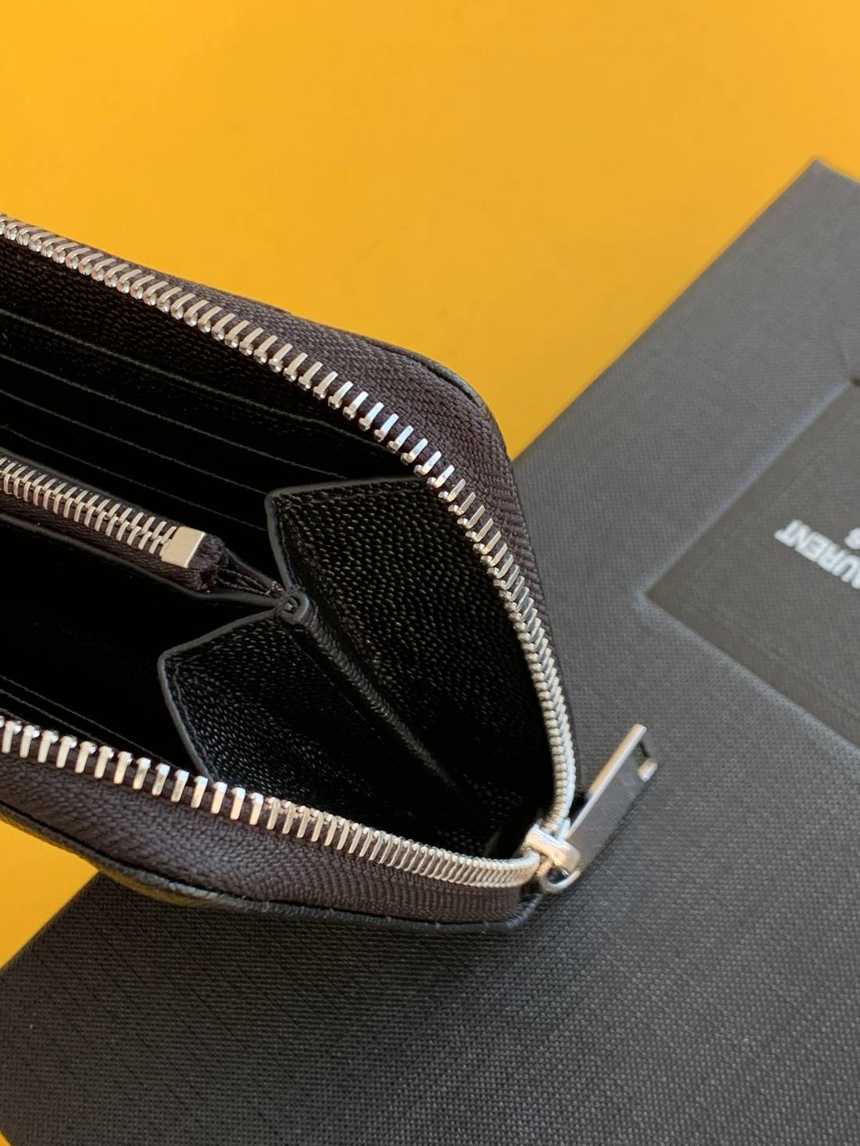 입생로랑 모노그램 마틀라세 지퍼 장지갑 358094 | 19 x 9.5 x 2.5cm