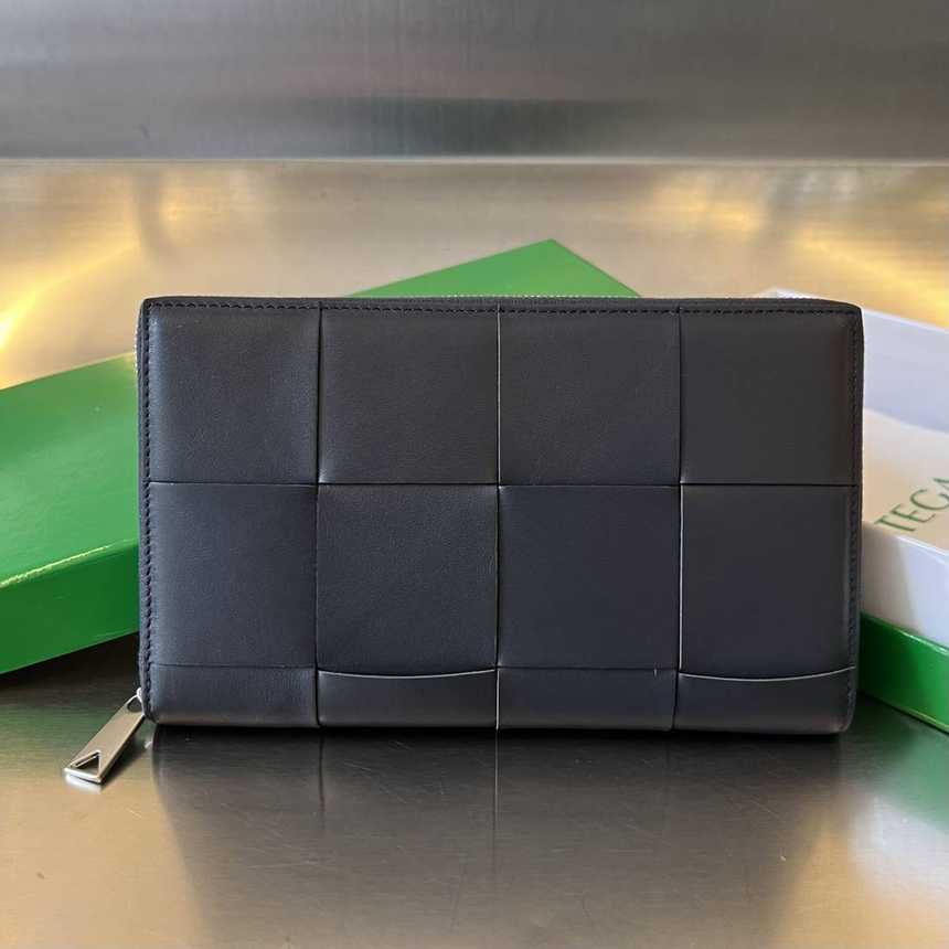 보테가베네타 인트레치아토 지퍼 어라운드 장지갑 649607 | 19 x 11.4 x 2cm