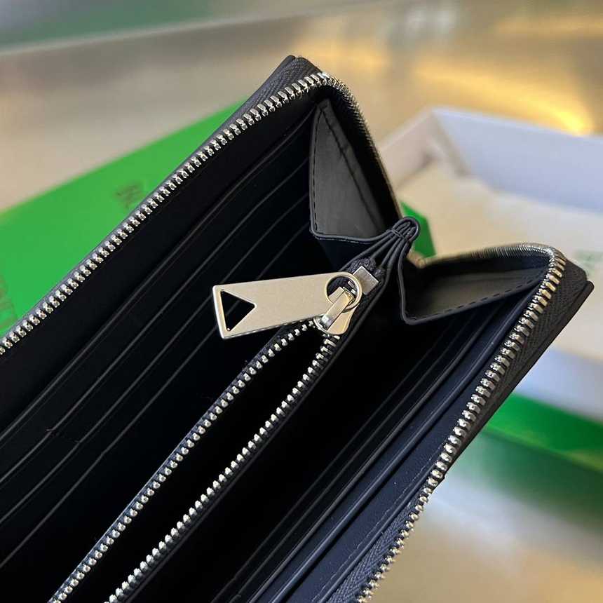 보테가베네타 인트레치아토 지퍼 어라운드 장지갑 649607 | 19 x 11.4 x 2cm