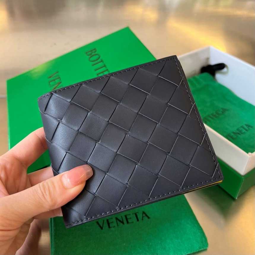 보테가 인트레치아토 반지갑 605721(내부머스타드) | 11.5 x 9.5 x 1cm