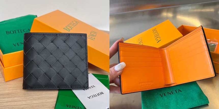 보테가 인트레치아토 반지갑 605721(내부오렌지) | 11.5 x 9.5 x 1cm