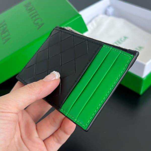보테가 인트레치아토 우븐 지퍼 카드지갑 755985 | 11.5 x 7.5cm