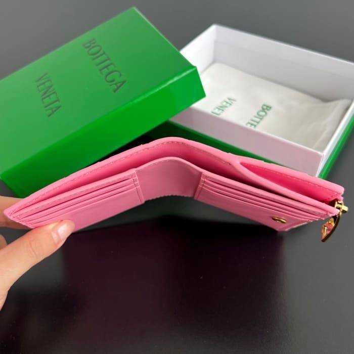 보테가 인트레치아토 우븐 폴더형 지퍼 반지갑 742330 | 11.5 x 9cm